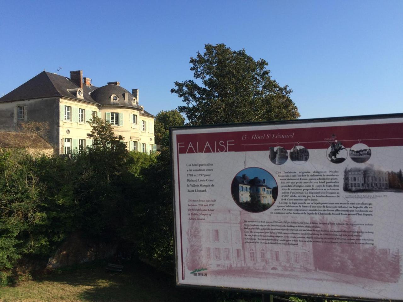 Castel Saint-Leonard Bed & Breakfast Falaise  Eksteriør bilde